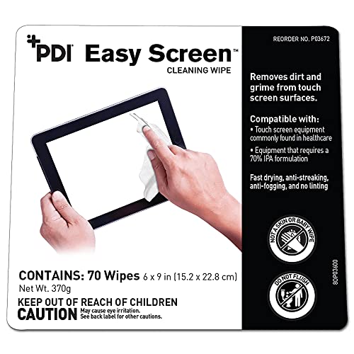 PDI Electronics Screen Cleaning Wipes, 70 Pack - Image 3