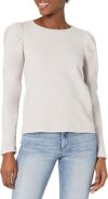 VELVET BY GRAHAM & SPENCER Peggy Soft Fleece Puff Sleeve Sweatshirt