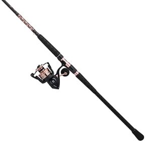 PENN Passion II Spinning Combo, Black/Rose Gold