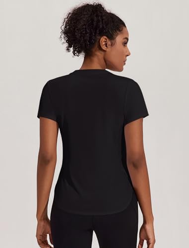 PINSPARK Workout UPF 50+ Short Sleeve Yoga Top - Image 5