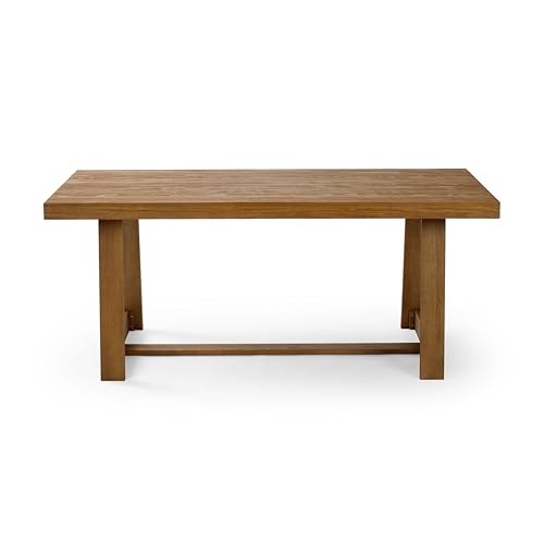 Plank+Beam 72" Solid Wood Rustic Dining Table - Image 4