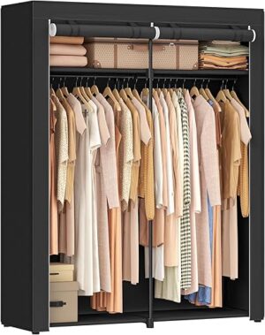 SONGMICS Portable Bedroom Closet with Fabric Cover