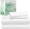 California Design Den Queen Size 600 TC Cotton Sateen Sheets