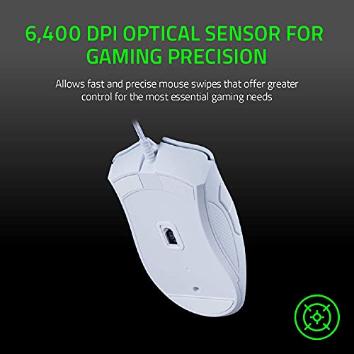 Razer DeathAdder Essential Gaming Mouse, White - Image 5