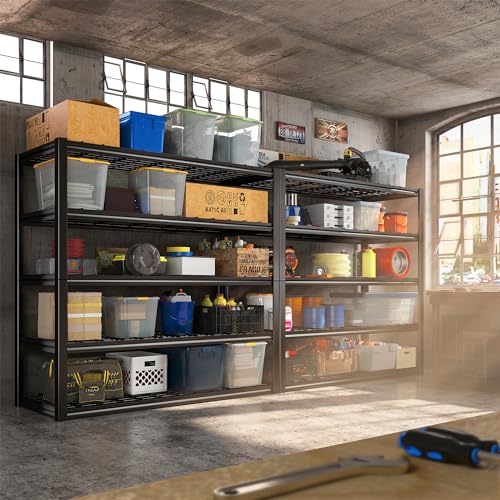 REIBII 48''W Heavy Duty 5-Tier Garage Shelving - Image 4