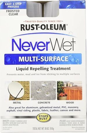 Rust-Oleum Repelling Treatment Base & Top Coat – Frosted Clear