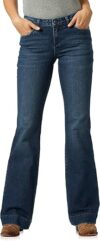 Wrangler Retro Mae Mid Rise Wide Leg Jeans