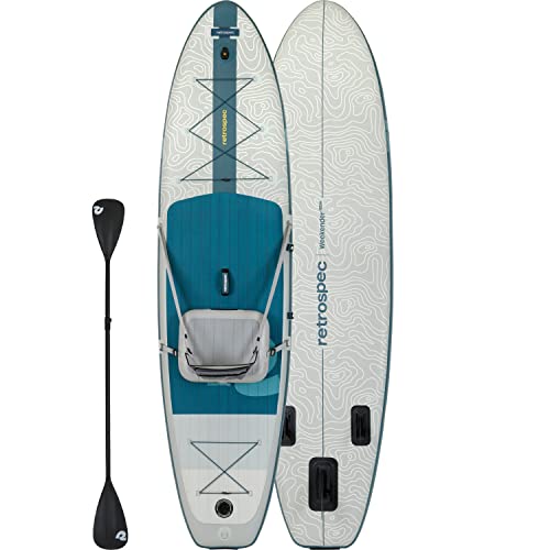 Retrospec Weekender Plus 10' Inflatable Paddleboard Bundle - Image 2