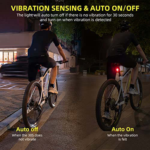ROCKBROS Smart Brake Sensing USB Rechargeable Bike Light - Image 5
