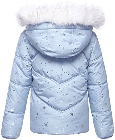Rokka&Rolla Heavyweight Puffer Jacket Quilted Winter Coat - Image 3