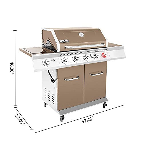 Royal Gourmet 5-Burner Propane BBQ Grill with Rotisserie - Image 3