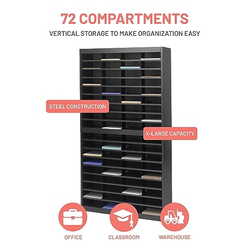 Safco E-Z Stor 72-Slot Paper Organizer - Image 5