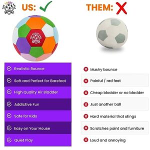 Safe Sport Gear Soft Indoor Soccer Ball for Kids
