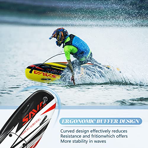 SAVADECK Carbon Fiber Fuel Power Surfboard, Non-Slip - Image 5
