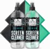 Calyptus Screen Cleaner Kit: 2 Sprayers, 4 Cloths