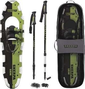 Yukon Charlie’s Sherpa Snowshoe Kit with Poles and Bag