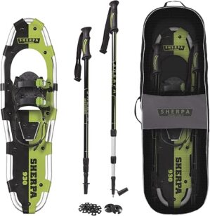 Yukon Charlie’s Sherpa Snowshoe Kit with Poles and Bag