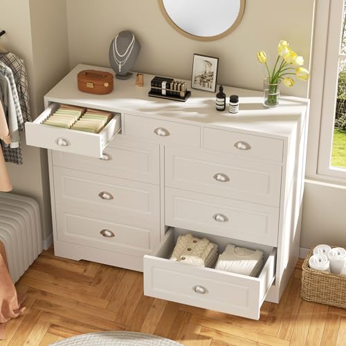 Shintenchi 9 Drawer Modern Dresser with Wide Drawers - Image 5