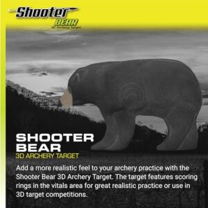 Shooter 3D Archery Bear Target, Black