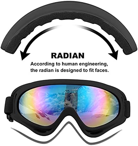 SixYard 3 Pack Ski & Motorcycle Goggles - Image 2