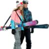 Volk Ski Strap and Pole Carrier – Adjustable, 2 Sets