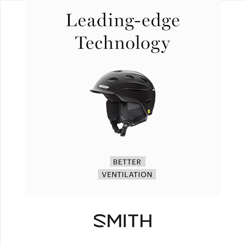 SMITH Adult All-Season Matte Black Helmet - Image 4