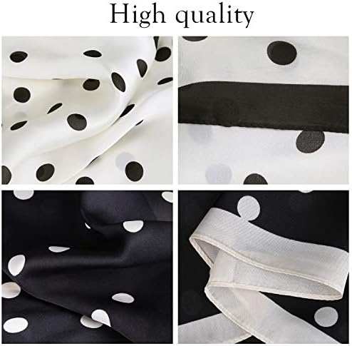 SOJOS Vintage Bandanas Square Polka Dot Scarf - Image 2