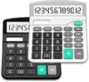 Splaks 2 Pack Dual Power Calculators