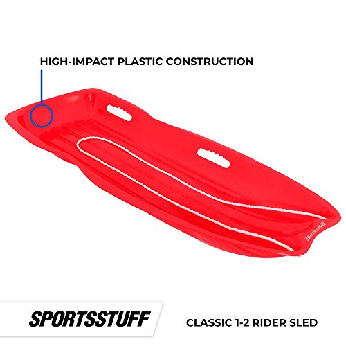 SportsStuff Classic 2 Person Toboggan Sled - Image 2
