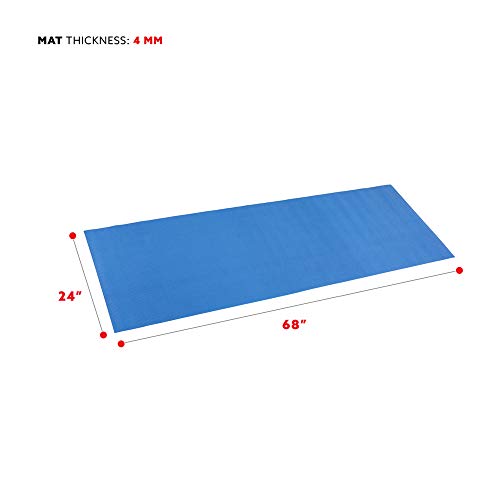 Sunny Health & Fitness Durable Non-Slip Lightweight Yoga Mat - Image 4