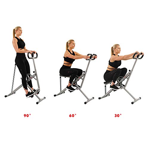 Sunny Health & Fitness Row-N-Ride Squat Assist Trainer with App - Image 4