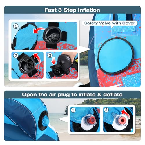 Sunrio Heavy Duty Inflatable Towable Tube - Image 4