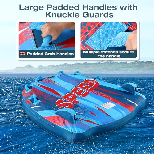 Sunrio Heavy Duty Inflatable Towable Tube - Image 5