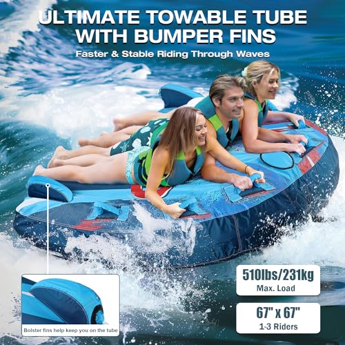 Sunrio Heavy Duty Inflatable Towable Tube - Image 2