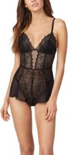 DKNY Superior Lace Romper Teddy Lingerie