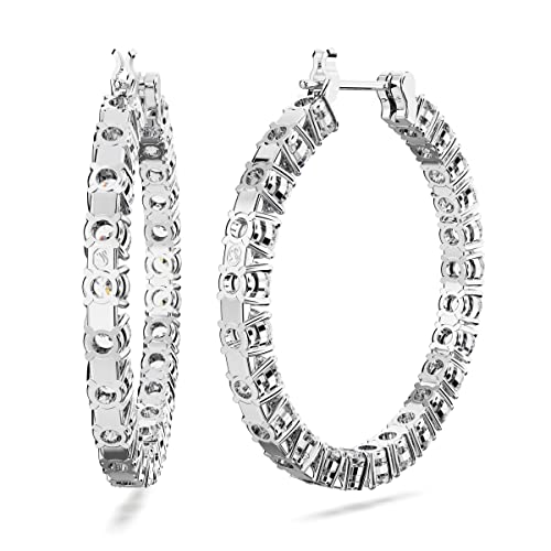 Swarovski Matrix Hoop Earrings - Image 4
