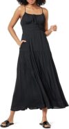 The Drop Tavia Tie-Front Tiered Maxi Dress