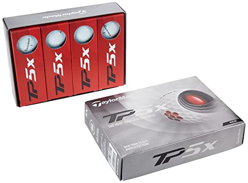 TaylorMade TP5 & TP5x Golf Balls (White, Yellow, Pix) - Image 4