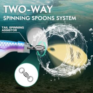 TRUSCEND Two-Way Spinning Fishing Spoons System
