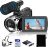 Weochi Ultra HD 2.7K Vlogging Camcorder