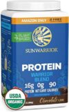 Sunwarrior Organic Chocolate Vegan Protein Powder