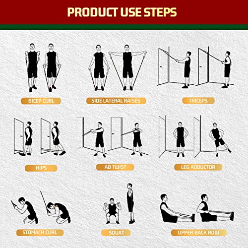 VEICK Resistance Bands with Handles for Home Workouts - Image 5