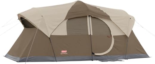 Coleman Weatherproof 10-Person Camping Tent with Divider