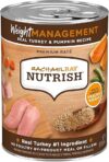 Rachael Ray Weight Management Premium Pate Wet Dog Food, Real Turkey & Pumpkin, 13 Ounce Can (Pack of 12)