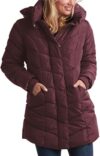 Steve Madden Women’s Long Chevron Quilted Jacket