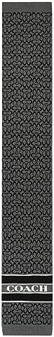 Coach Signature C Logo Knit Scarf - Image 2