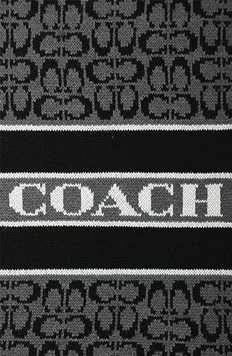 Coach Signature C Logo Knit Scarf - Image 3