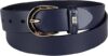 Tommy Hilfiger TH Ornament Logo Leather Belt