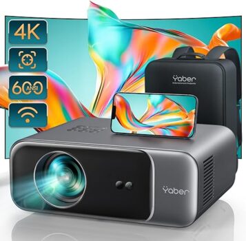 YABER Pro V9 4K WiFi Projector