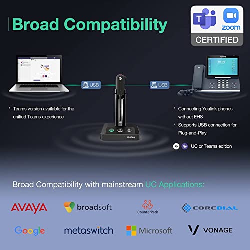 Yealink WH63 Mono Wireless DECT Headset - Image 5